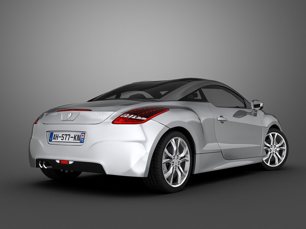 maya car peugeot - Peugeot RCZ (2011) by Swan3DStudios